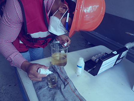 Muestreo y caracterización  de agua residual